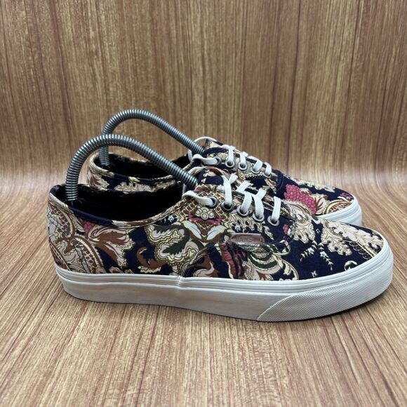 Shoes - Vans Authentic Paisley CA Royal Paisley Canvas Sneakers Size Men 7 Women 8.5